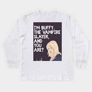 Buffy the Vampire Slayer Kids Long Sleeve T-Shirt